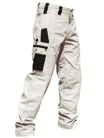 Men's Premium Utility Denim Jeans – Loose-Fit Straight-Leg Casual Trousers