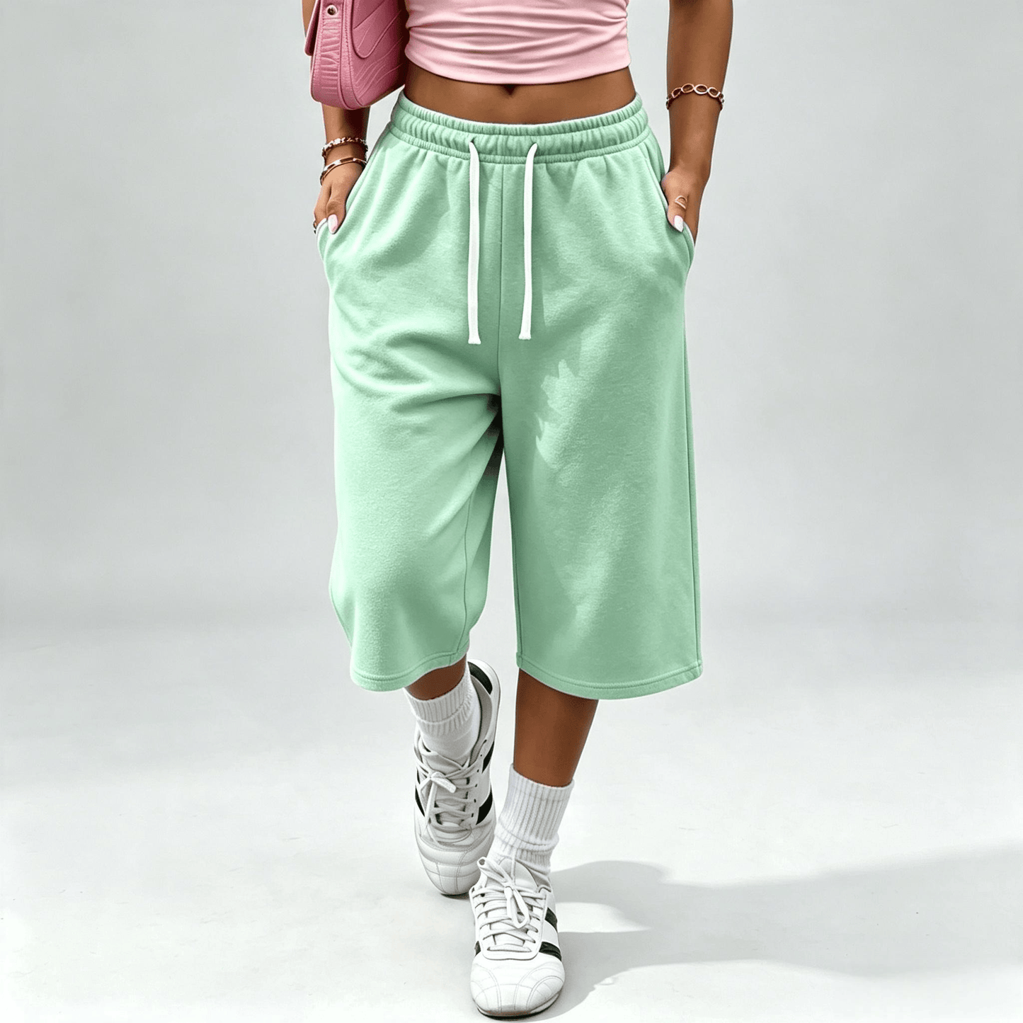 【LAST DAY SALE】Women’s wide-leg loose pants with pockets