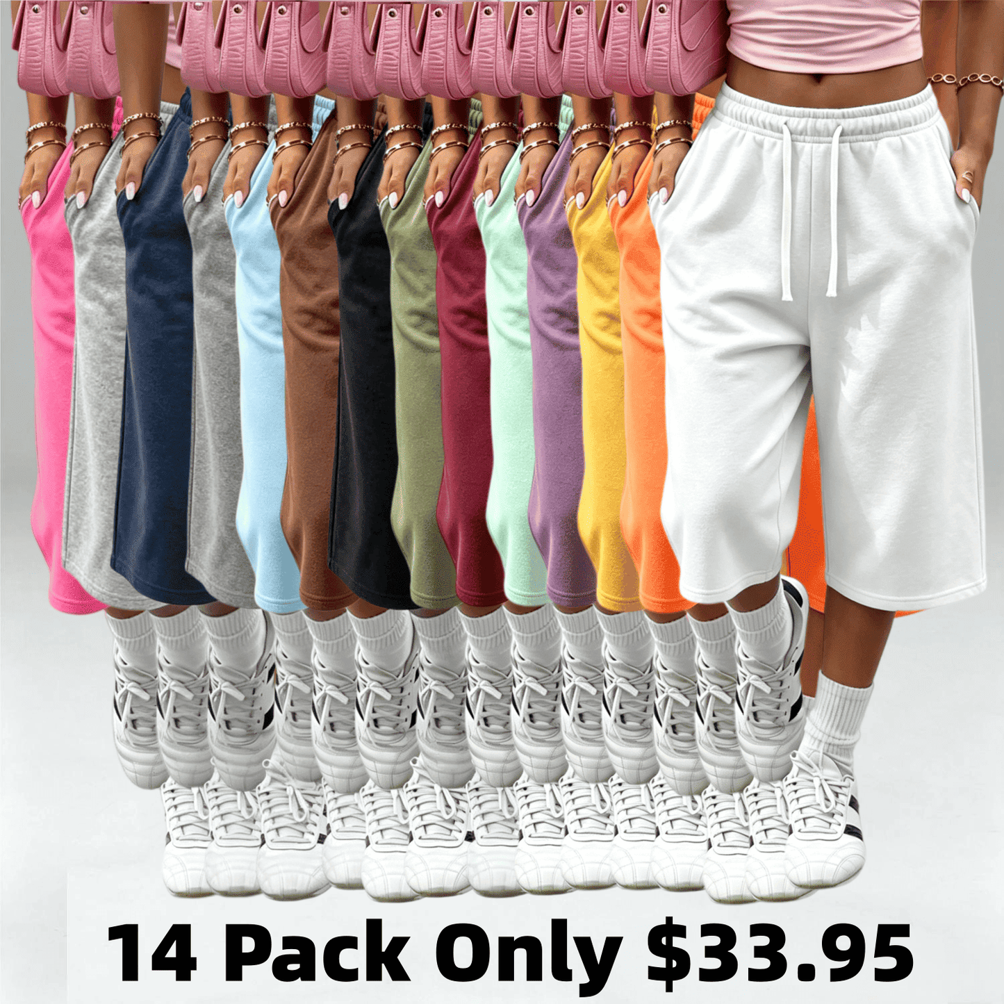 【LAST DAY SALE】Women’s wide-leg loose pants with pockets