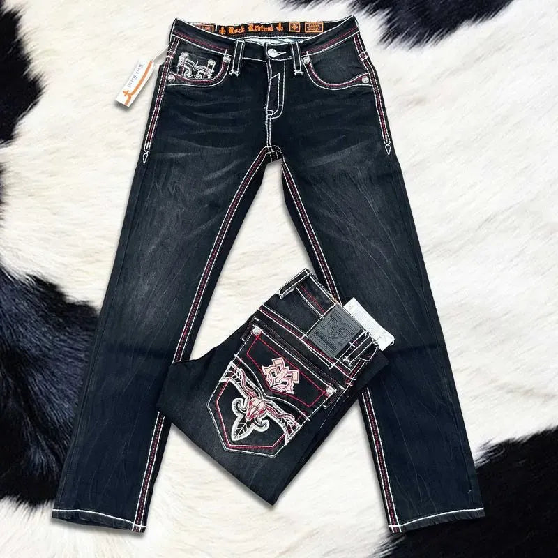🔥Clearance sale🔥 Rock Revival Jeans for Men - Premium Western Denim Collection