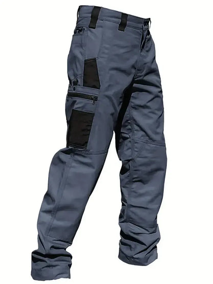 Men's Premium Utility Denim Jeans – Loose-Fit Straight-Leg Casual Trousers
