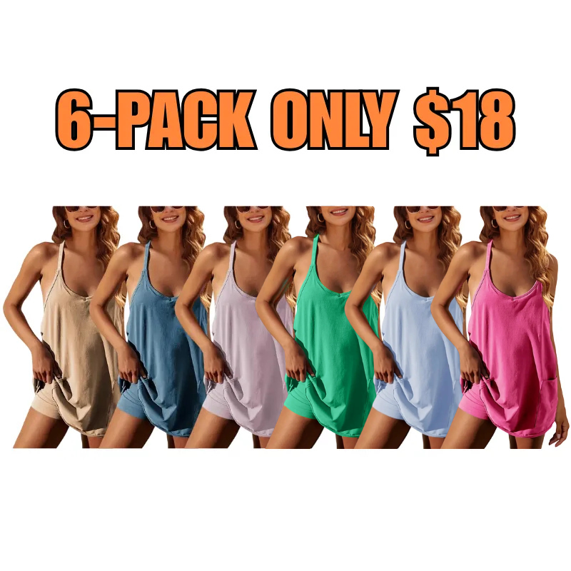 Women's Athletic Sleeveless Mini Dress