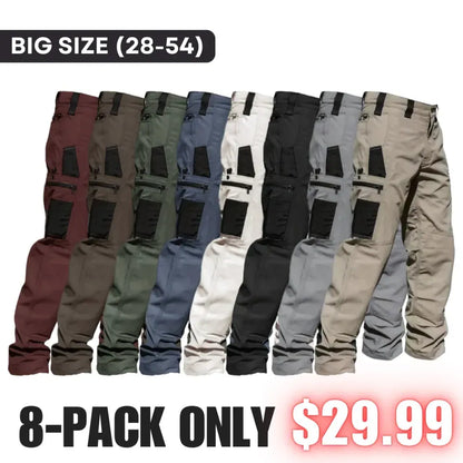 Men's Premium Utility Denim Jeans – Loose-Fit Straight-Leg Casual Trousers