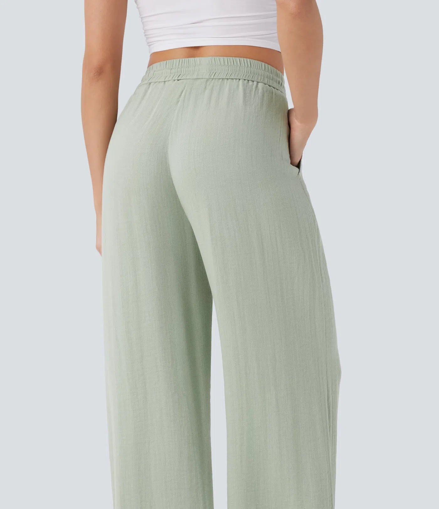 Women's Loose Drawstring Breathable Summer Casual Linen Pants