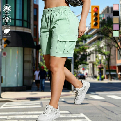 【LAST DAY SALE】Women’s outdoor cargo shorts—multi-pocket design