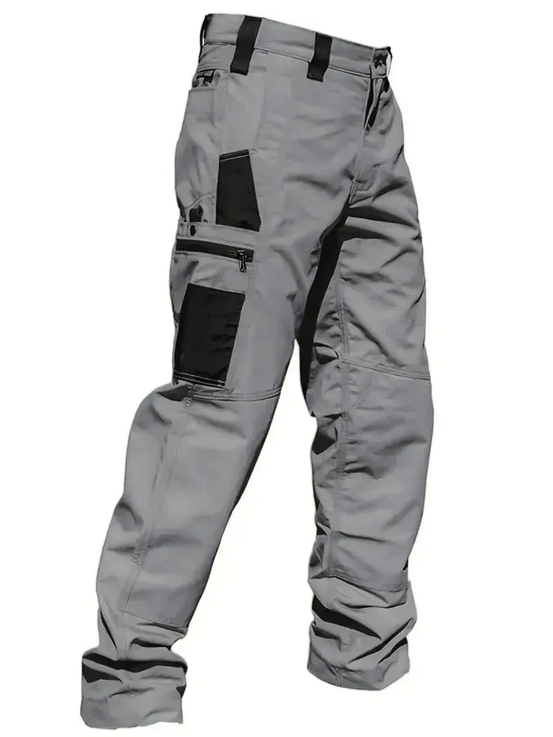 Men's Premium Utility Denim Jeans – Loose-Fit Straight-Leg Casual Trousers