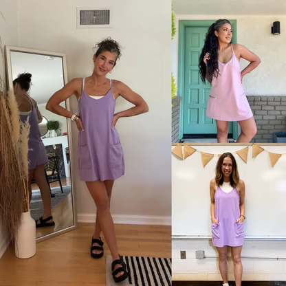 Women's Athletic Sleeveless Mini Dress