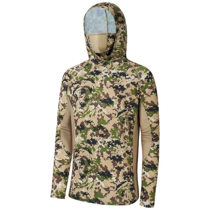Men's UPF 50+ Long Sleeve Hunting Hoodie with Mask