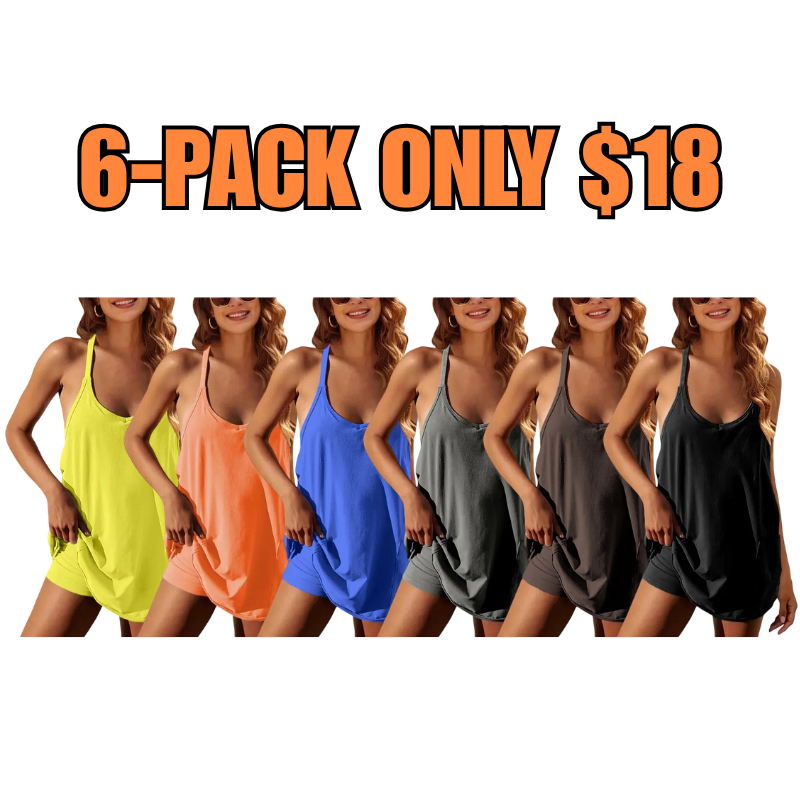 Women's Athletic Sleeveless Mini Dress