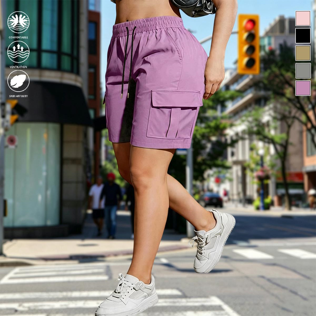 【LAST DAY SALE】Women’s outdoor cargo shorts—multi-pocket design